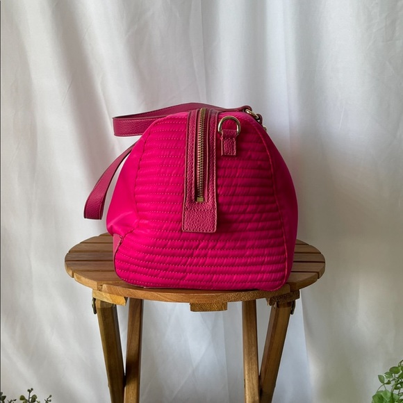 Juicy Couture Hot Pink Nylon Mini Weekender Y2K - Picture 6 of 8